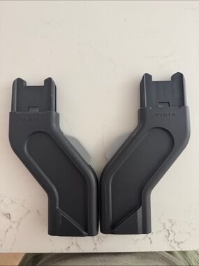 UPPAbaby VISTA Upper Black Stroller Adapter Pair